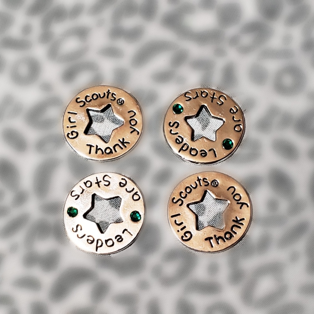 4 Girl scout charms